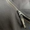 Closeup of the YKK zipper