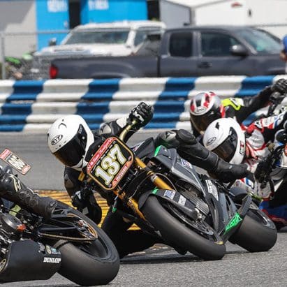 A lineup of bikes battling for the 2023 Mission Foods Super Hooligan National Championship. Media sourced from Energica's press release.