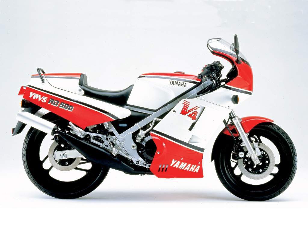 a 1985 Yamaha RD500LC motorcycle
