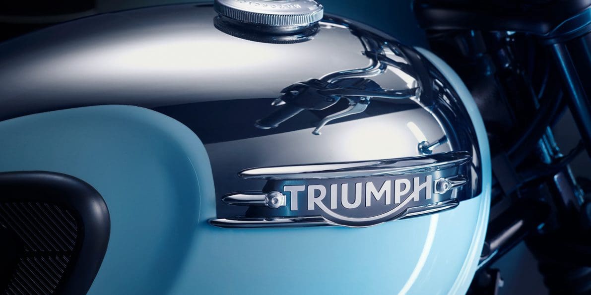 Triumph's 2023 Bonneville T120. Media sourced from Triumph.