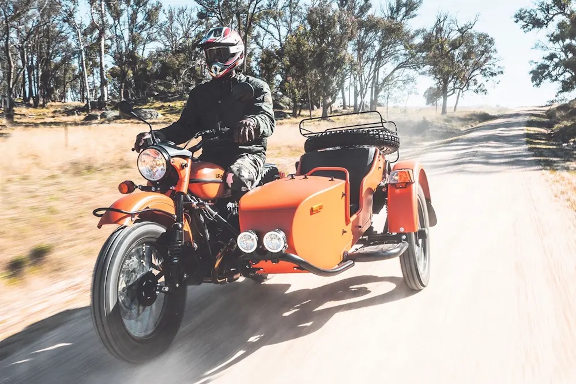 Ural's machines, which will soon have their updated engine. Media sourced from MCN.