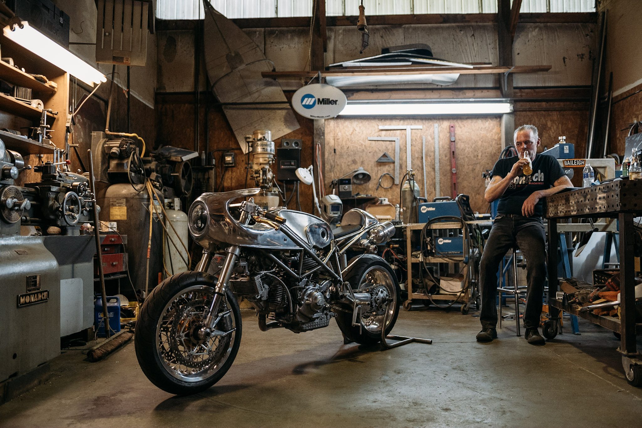 Craig Rodsmith in his Chicago workshop