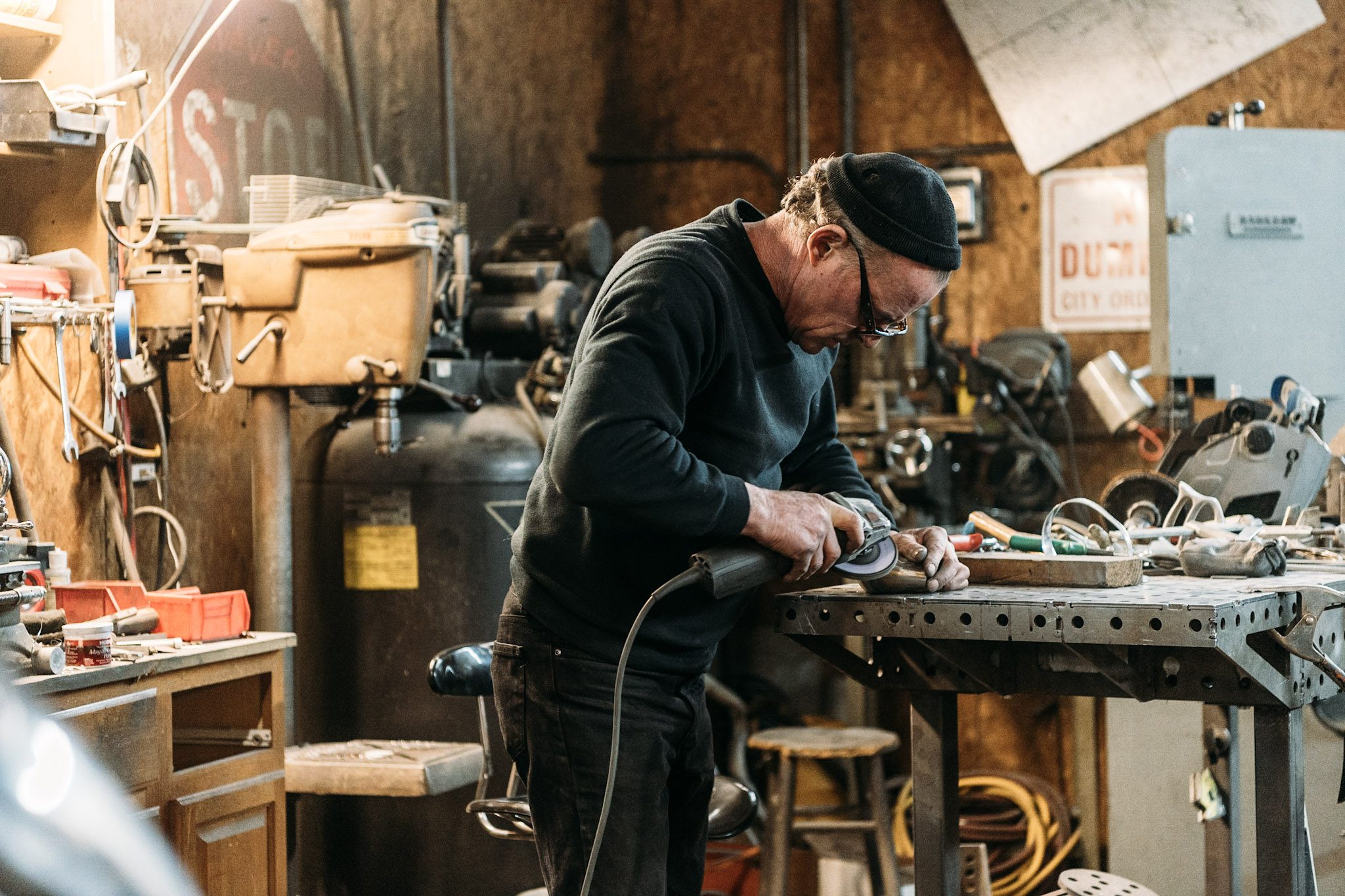  Craig Rodsmith in his Chicago workshop