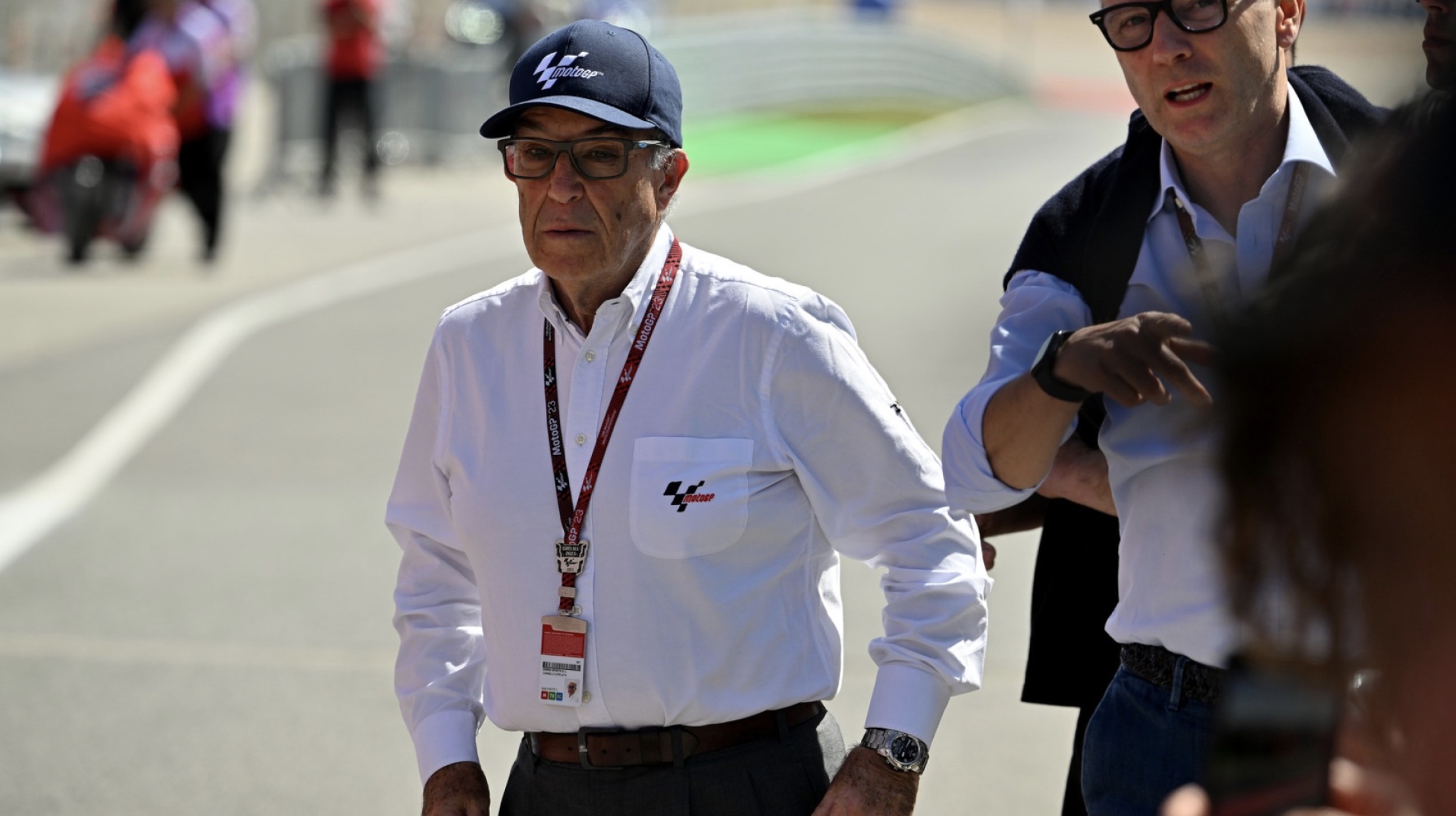 Carmelo Ezpeleta, Dorna's head honcho. Media sourced from Motorcycle Sports.