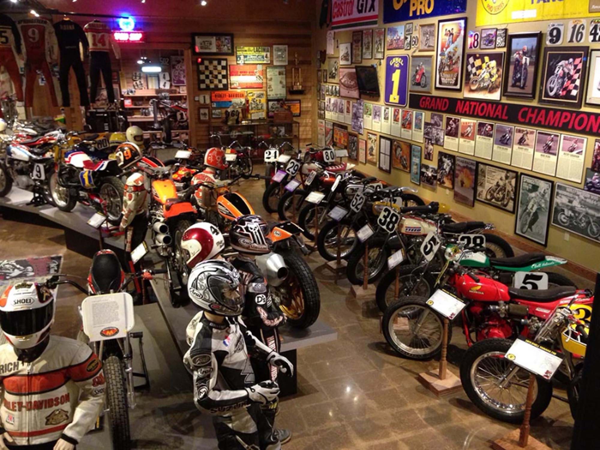A view of the collections that were offered at Iowa's National Motorcycle Museum, which is offering “over 300 collector-grade motorcycles and over 1,000 lots of road art" to Mecum's chop block. Media sourced from the NMM.