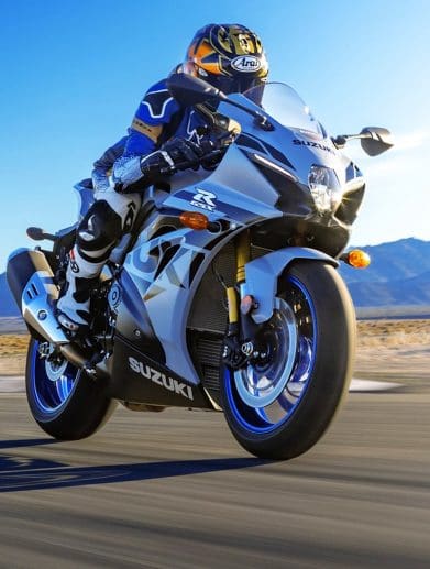 Suzuki's Hayabusa. Media sourced from Suzuki.