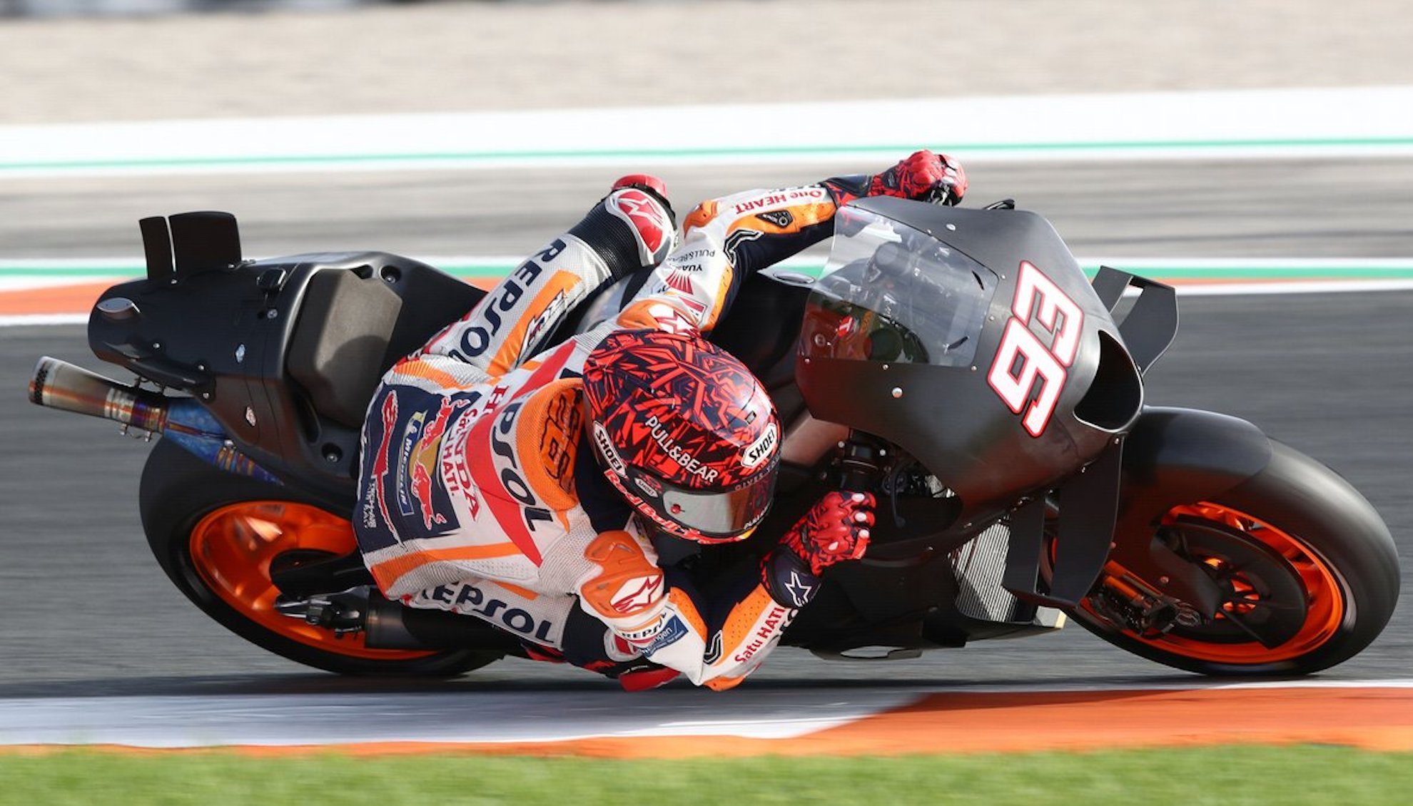 Marc Marquez on his machine of choice with HRC. Media sourced from Motorsports.