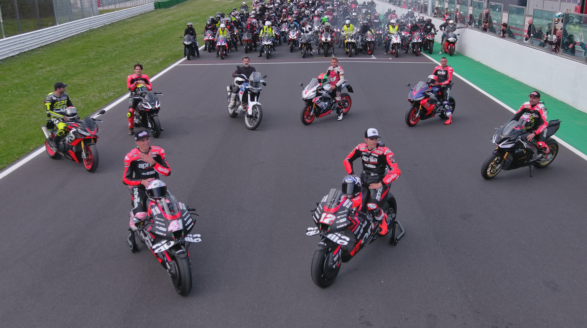 A view of previous years of Aprilia All Stars. Media sourced from Aprilia.
