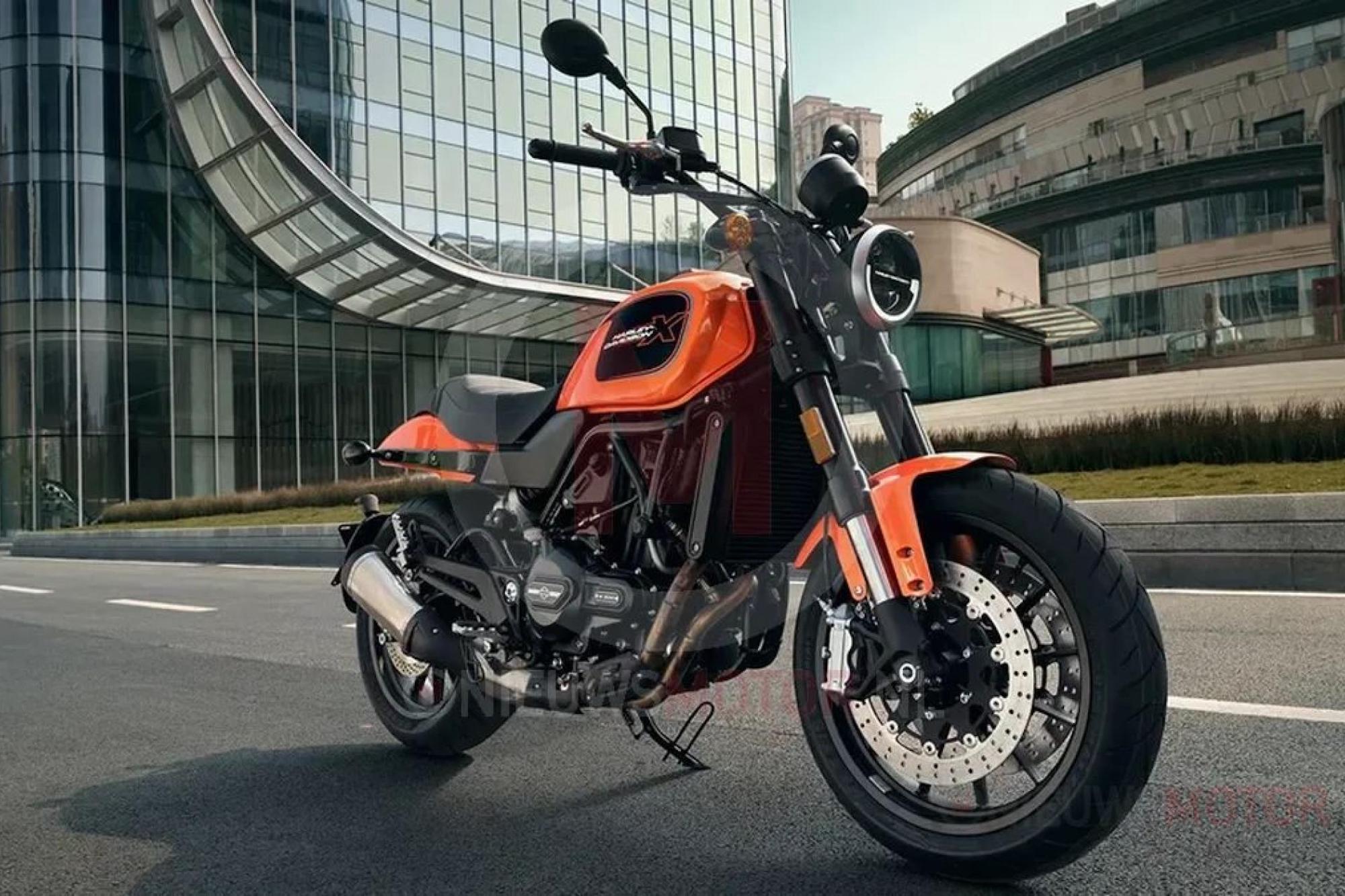 A view of Harley-Davidson's X500, created in collaboration with efforts from QJ Motors. Media sourced from Nieuwsmotor.