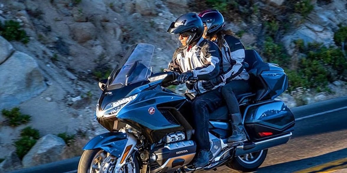 Honda's Goldwing - a bike that will purportedly eventually carry self-balancing technology. Media sourced from Honda.