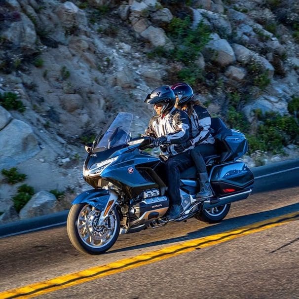 Honda's Goldwing - a bike that will purportedly eventually carry self-balancing technology. Media sourced from Honda.