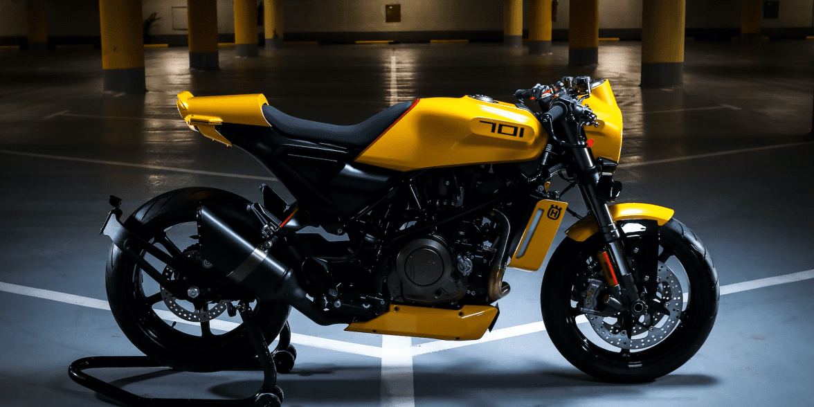 Yellow Arrow: Gas&Retro finesses the Vitpilen 701