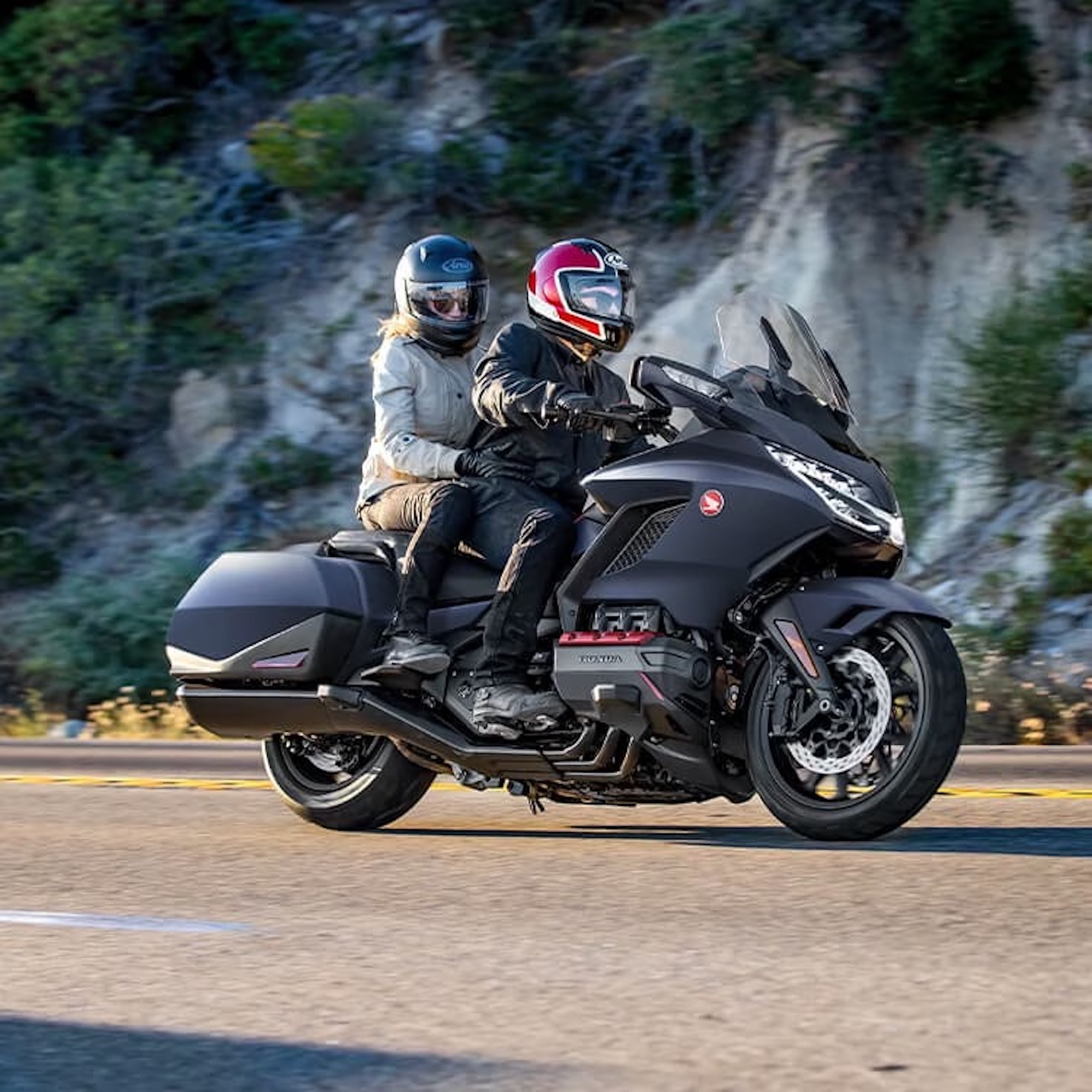 Honda's Goldwing - a bike that will purportedly eventually carry self-balancing technology. Media sourced from Honda.