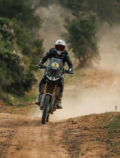 Francesco Montanari and Jacopo Cerutti are tackling the recent efforts for the Italian GPX Championship, with Cerutti logging particularly stunning hat trick. Media sourced from Aprilia's press release.