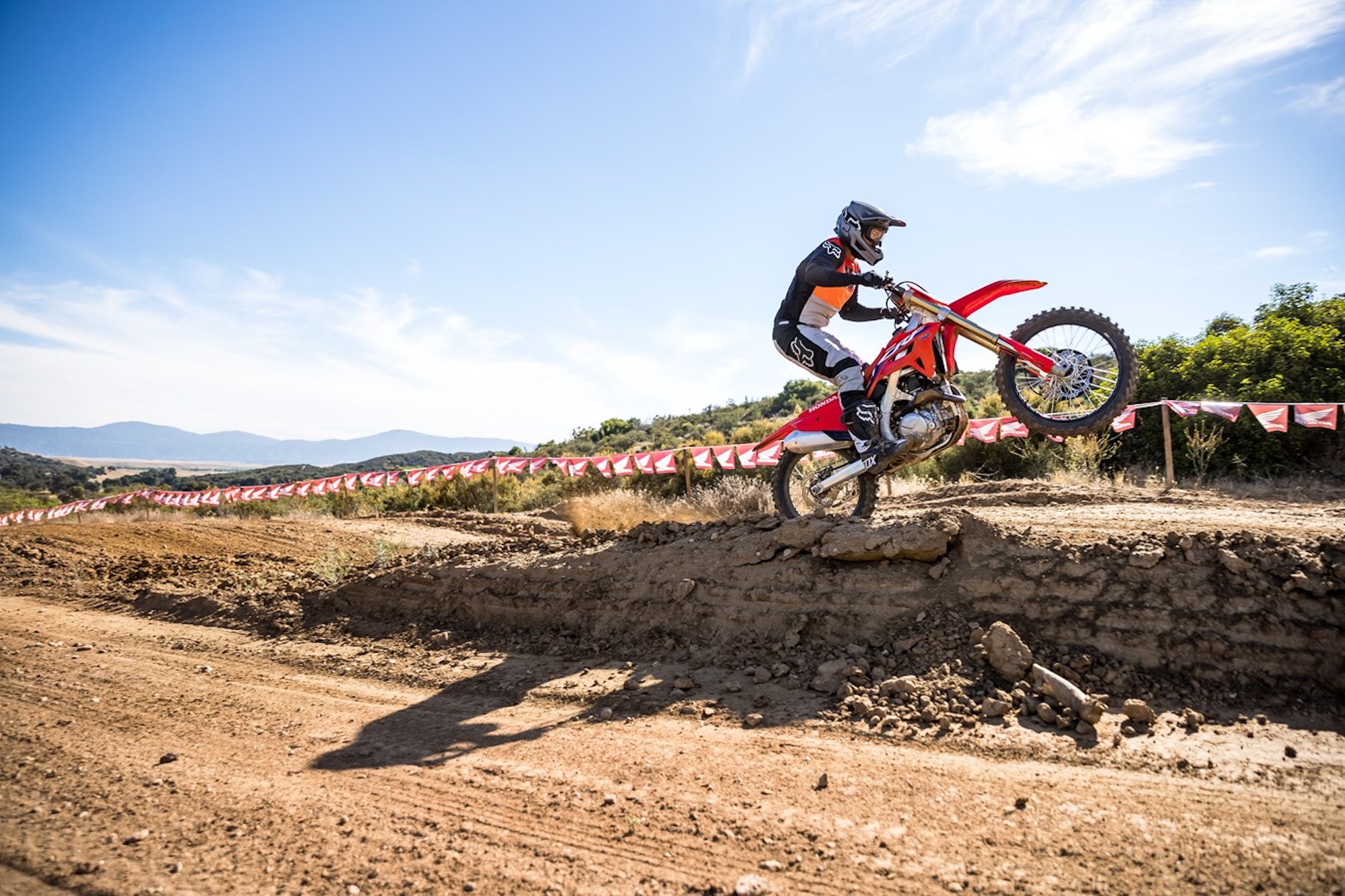 Honda's CRF450R. Media sourced from Honda EU News.