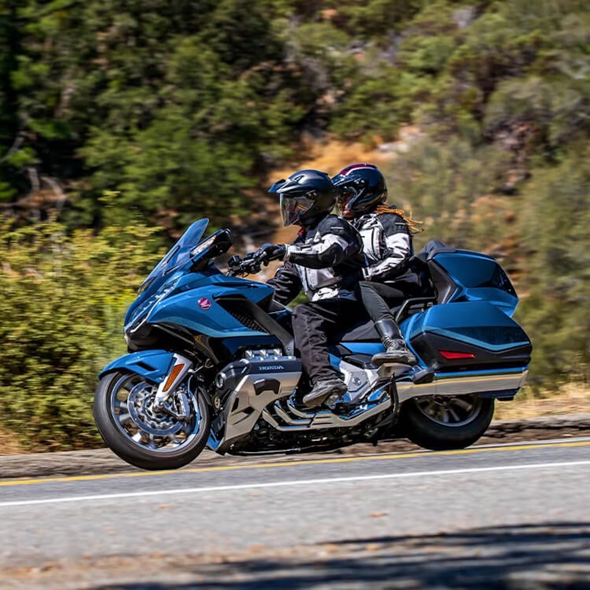 Honda's Goldwing - a bike that will purportedly eventually carry self-balancing technology. Media sourced from Honda.