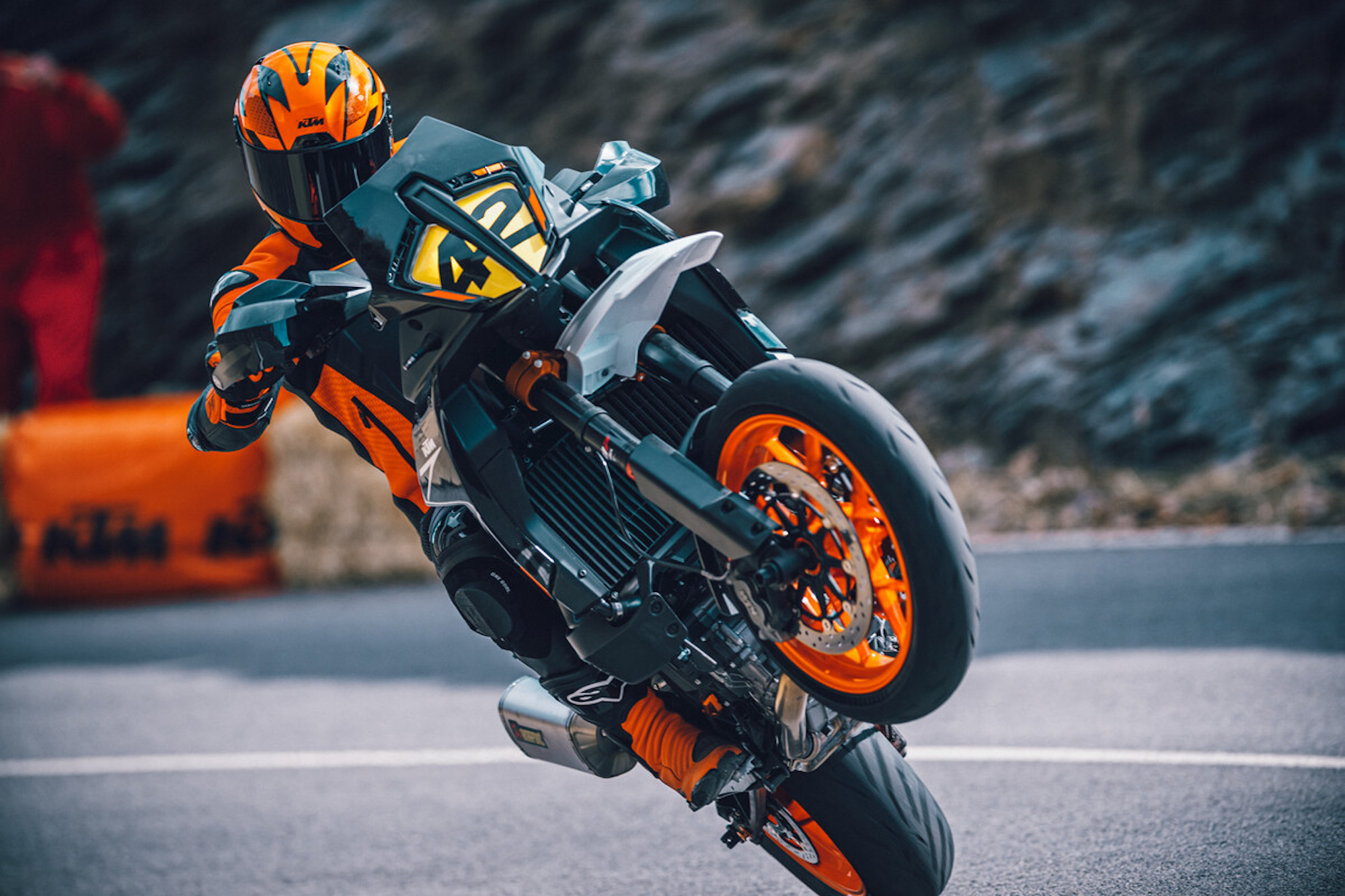 KTM's all-new 890 SMT. Riding courtesy of former AMA Superbike and Supermoto racer Chris Fillmore Media sourced from KTM.