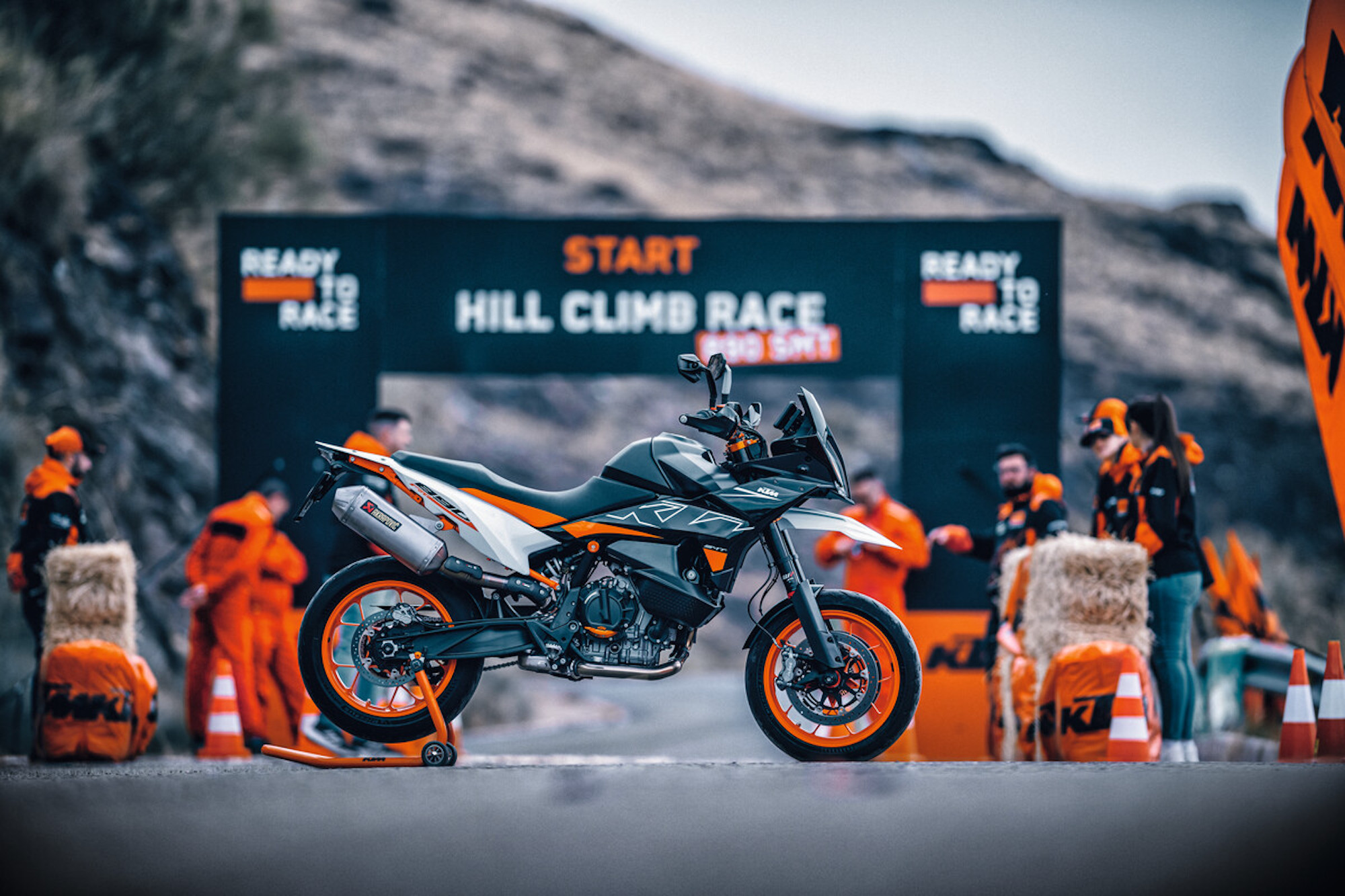 KTM's all-new 890 SMT. Media sourced from KTM.