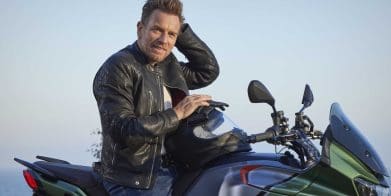 Ewan MacGregor riding a handful of Moto Guzzi Machines in the brand's new campaign, “On To The Next Journey.” Media sourced from the brand's recent press release.