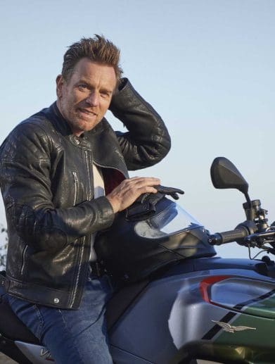 Ewan MacGregor riding a handful of Moto Guzzi Machines in the brand's new campaign, “On To The Next Journey.” Media sourced from the brand's recent press release.