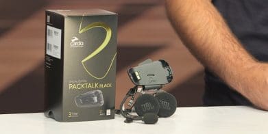 Cardo Packtalk Black JBL Headset for webBikeWorld's Deal of the Week