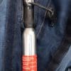 CO2 canister inserted into deployment mechanism