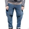 Activated airbags on the Mo’Cycle Airbag Pants
