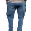Rear view of the pants with airbags activated