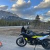 2022 Husqvarna Norden 901 in the mountains of Alberta.