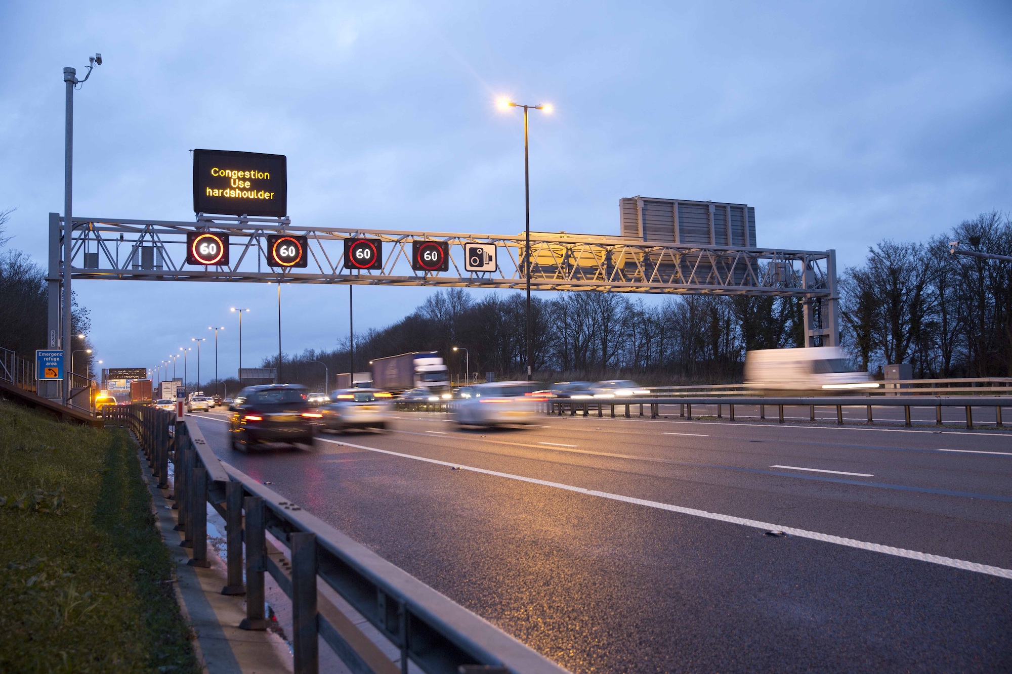 An image showing some of the rules associated with the UK's smart motorways. Media sourced from the Institution of Civil Engineers.