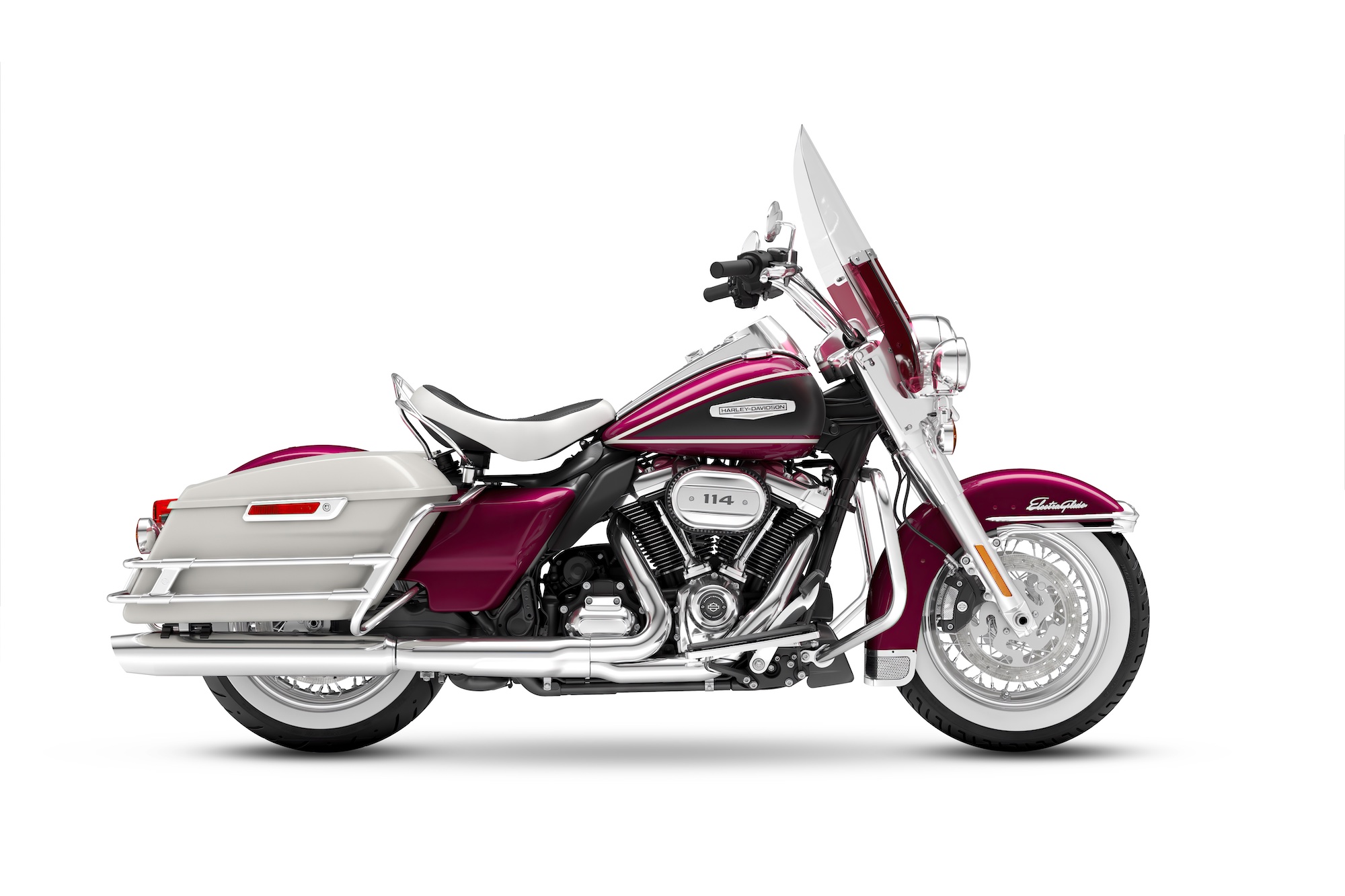 Harley's 2023 Electra Glide® Highway King. Media sourced from Harley-Davidson.