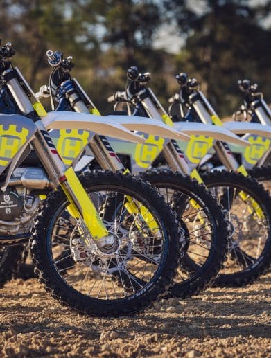 Husqvarna's 2024 MX ranges. Media sourced from Husqvarna.
