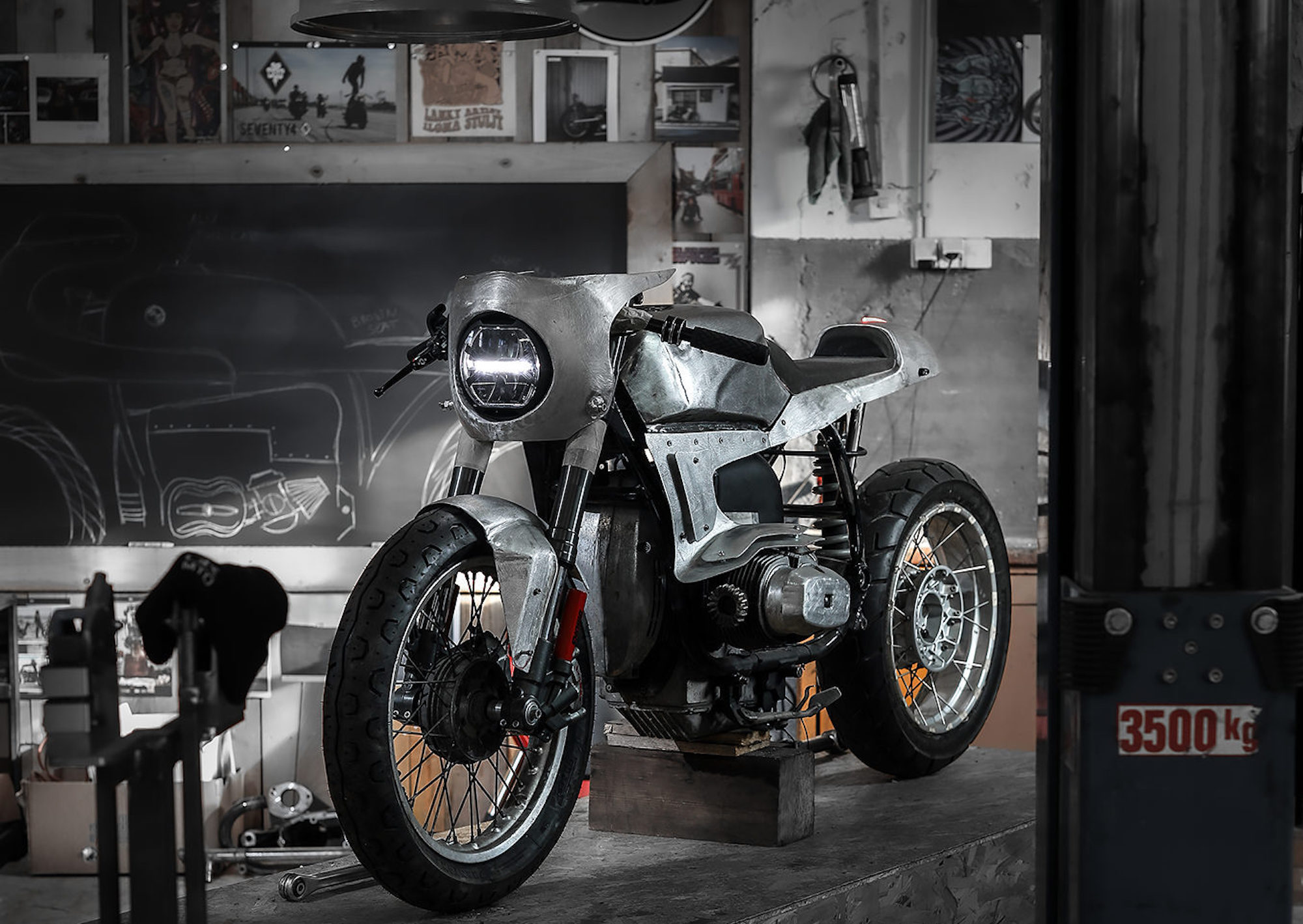 A beauty cafe racer build from the mind of Žiga Petek. Media sourced from BikeEXIF.