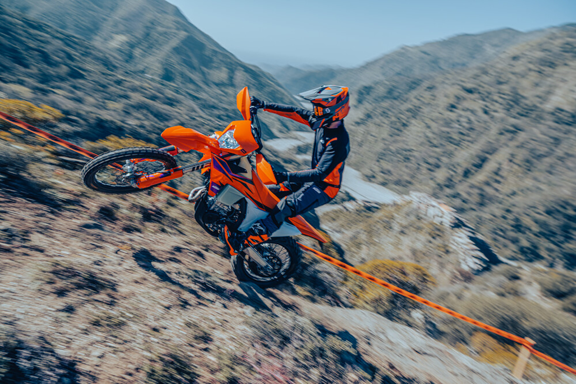 KTM's 2024 EXC range. Media sourced from KTM.