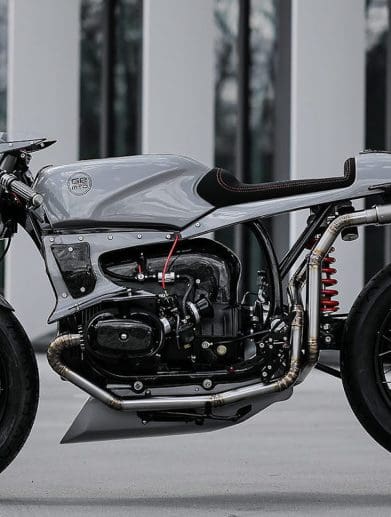 A beauty cafe racer build from the mind of Žiga Petek. Media sourced from BikeEXIF.