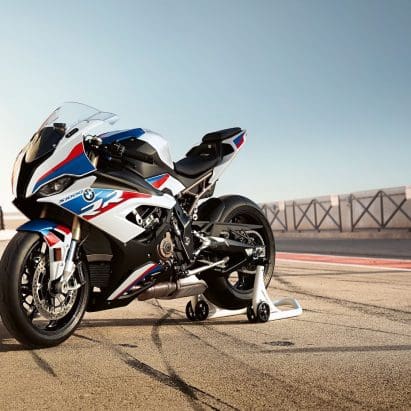 A view of BMW's iconic S1000RR. Media sourced from BMW.