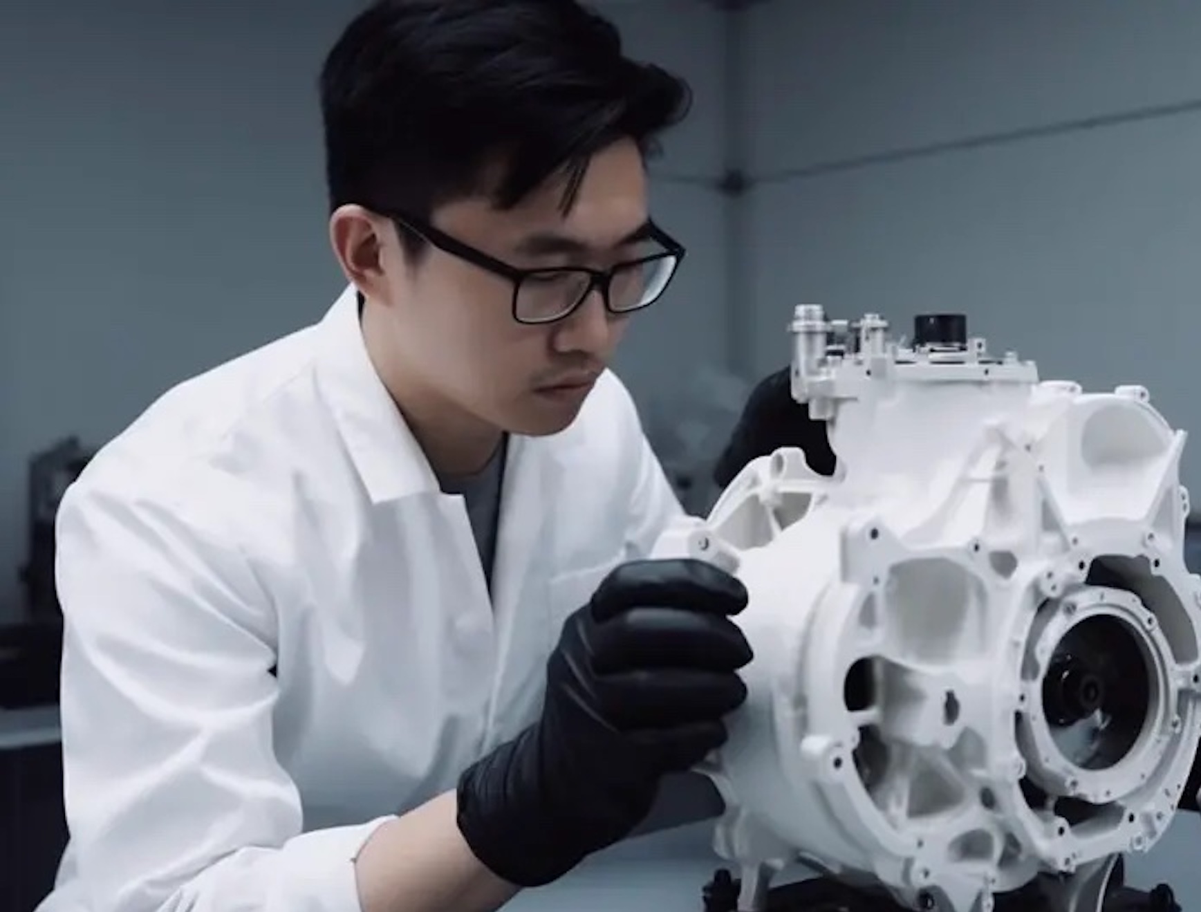 An employee working on a motorcycle, representative of the new things HySE plans on doing with hydrogen cell-fuelled bikes. Media sourced from Paddock GP.