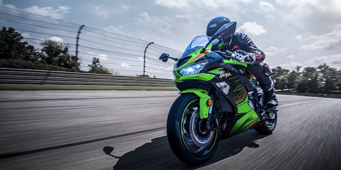 Kawasaki's Ninja ZX-6R. Media sourced from Kawasaki USA.