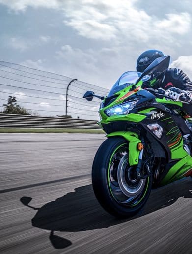 Kawasaki's Ninja ZX-6R. Media sourced from Kawasaki USA.