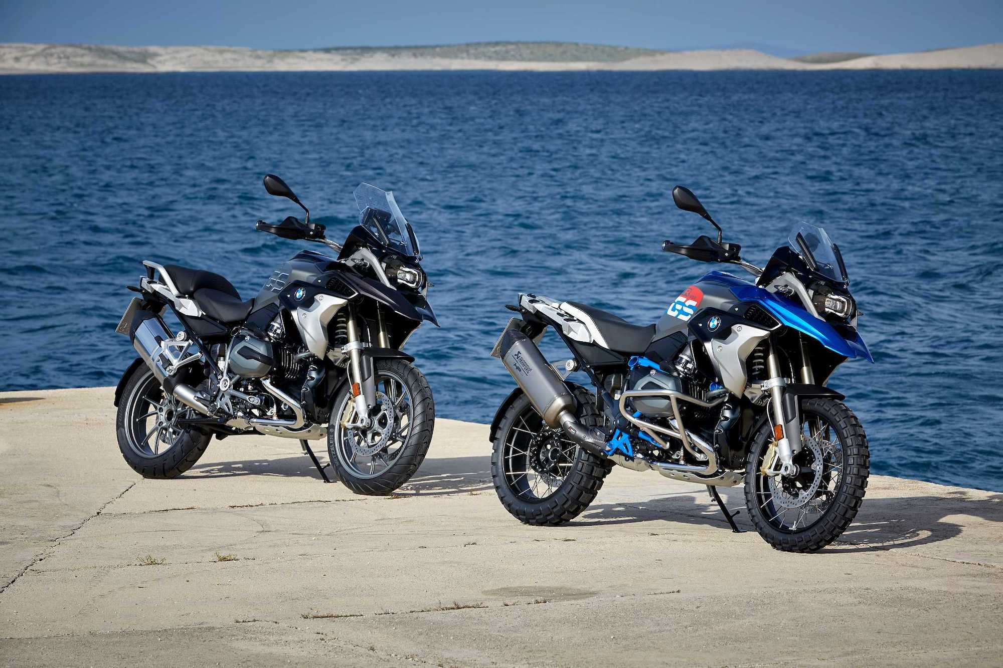 A view of BMW's R 1200 GS. Media sourced from the BMW Group Press Club.