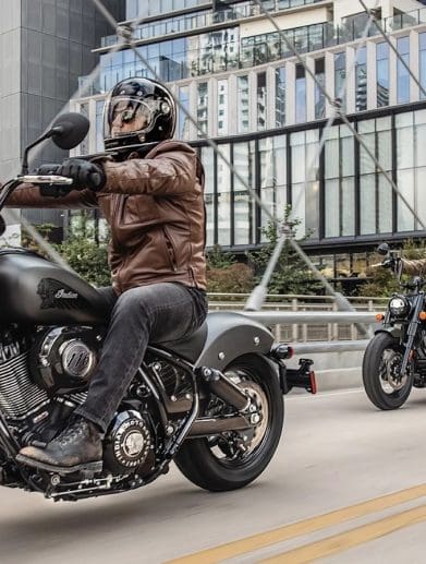 Indian's Chief Bobber Dark Horse. Media sourced from Indian Motorcycles.