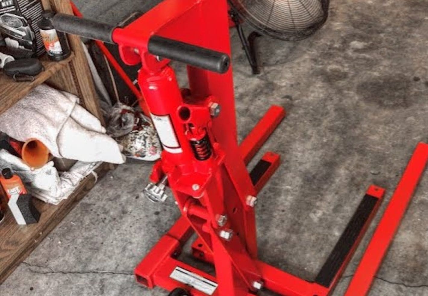 Central Hydraulics High Position Motorcycle Lifts Recalled Due to Weld