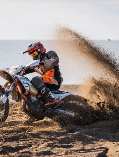 A view of KTM's 2024 EXC Six Days model range. Media sourced from KTM.