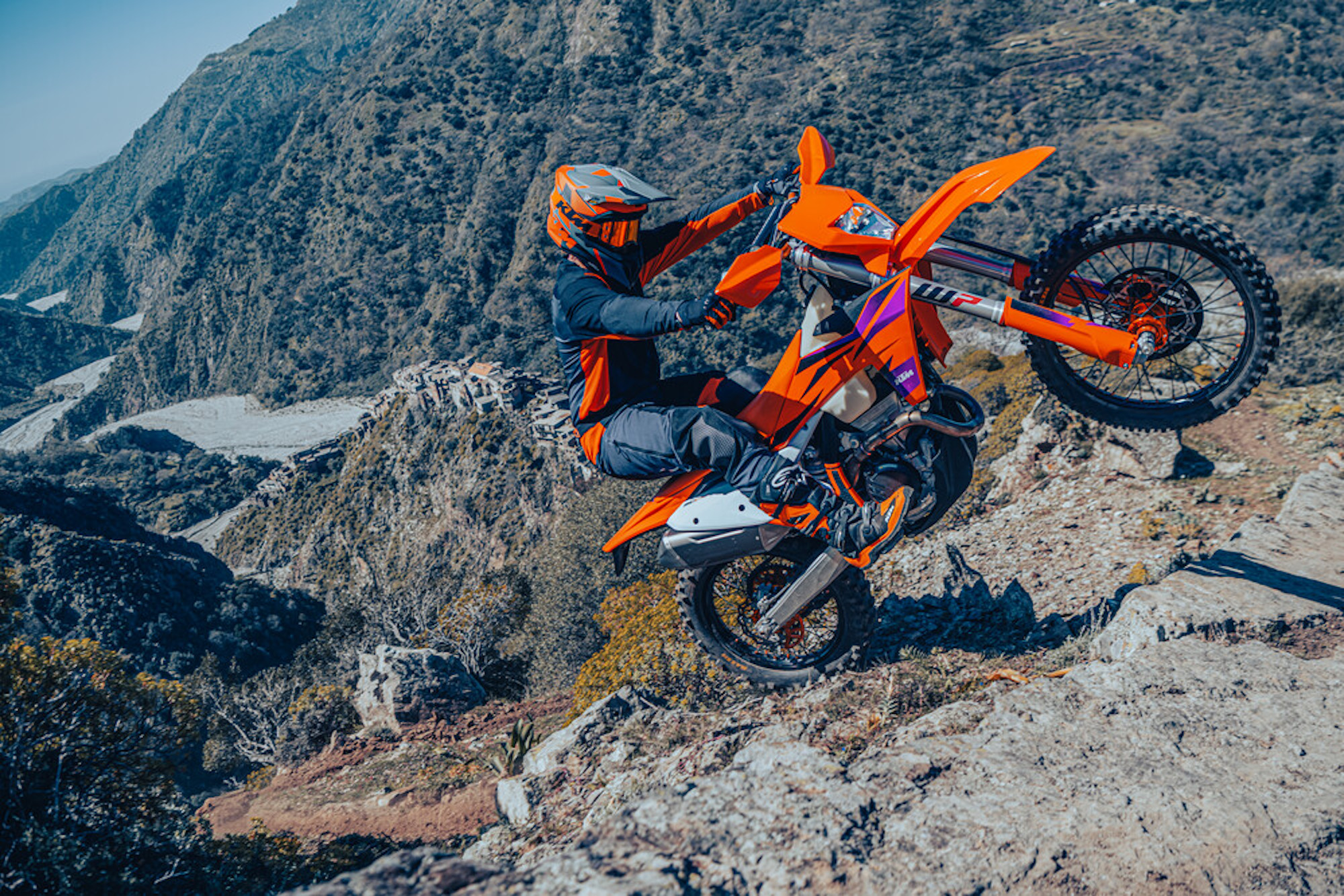 KTM's 2024 EXC range. Media sourced from KTM.