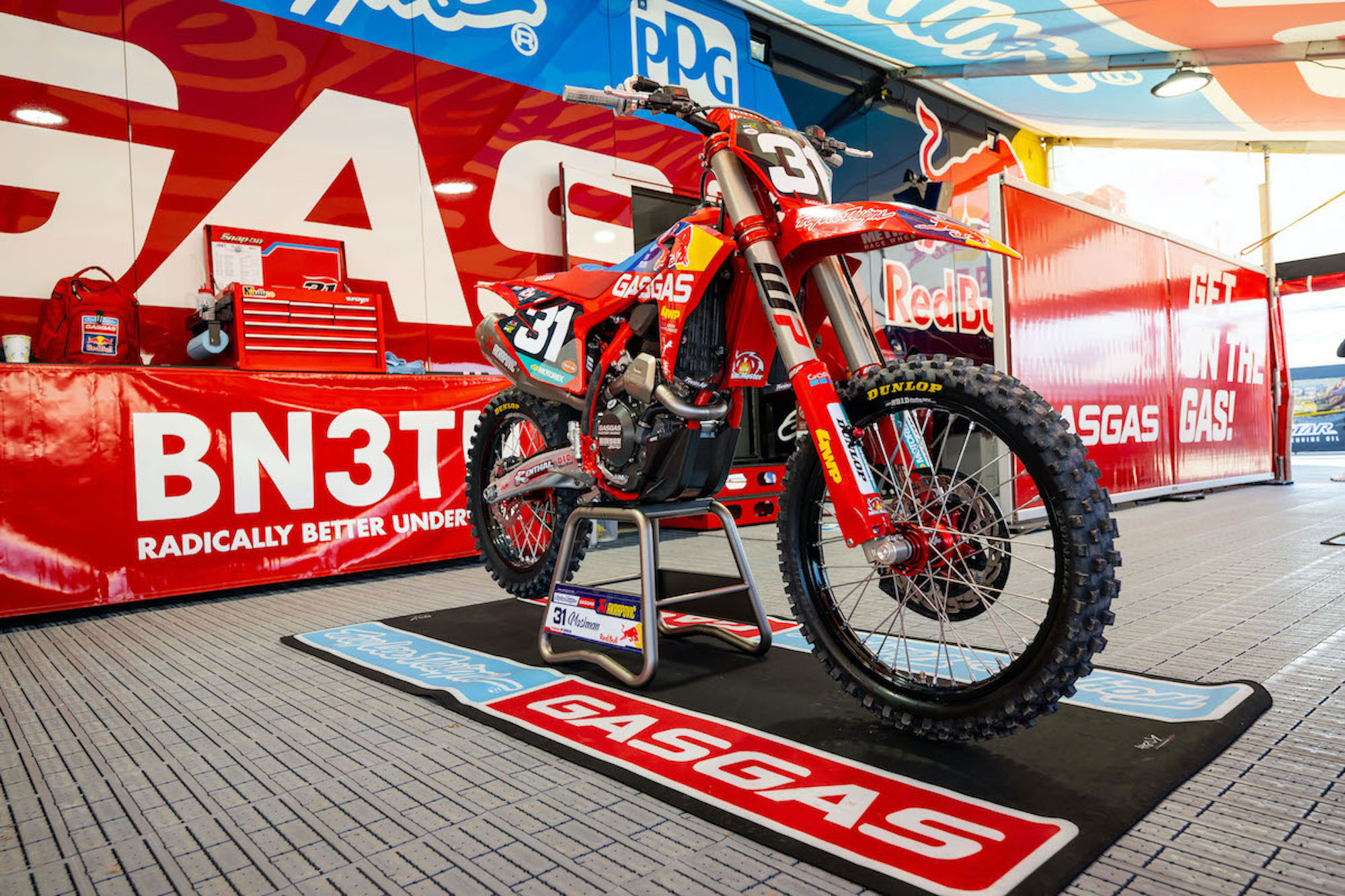 The 2023 Pro Motocross Troy Lee Designs/Red Bull/GASGAS Factory Racing team. Media sourced from KTM.