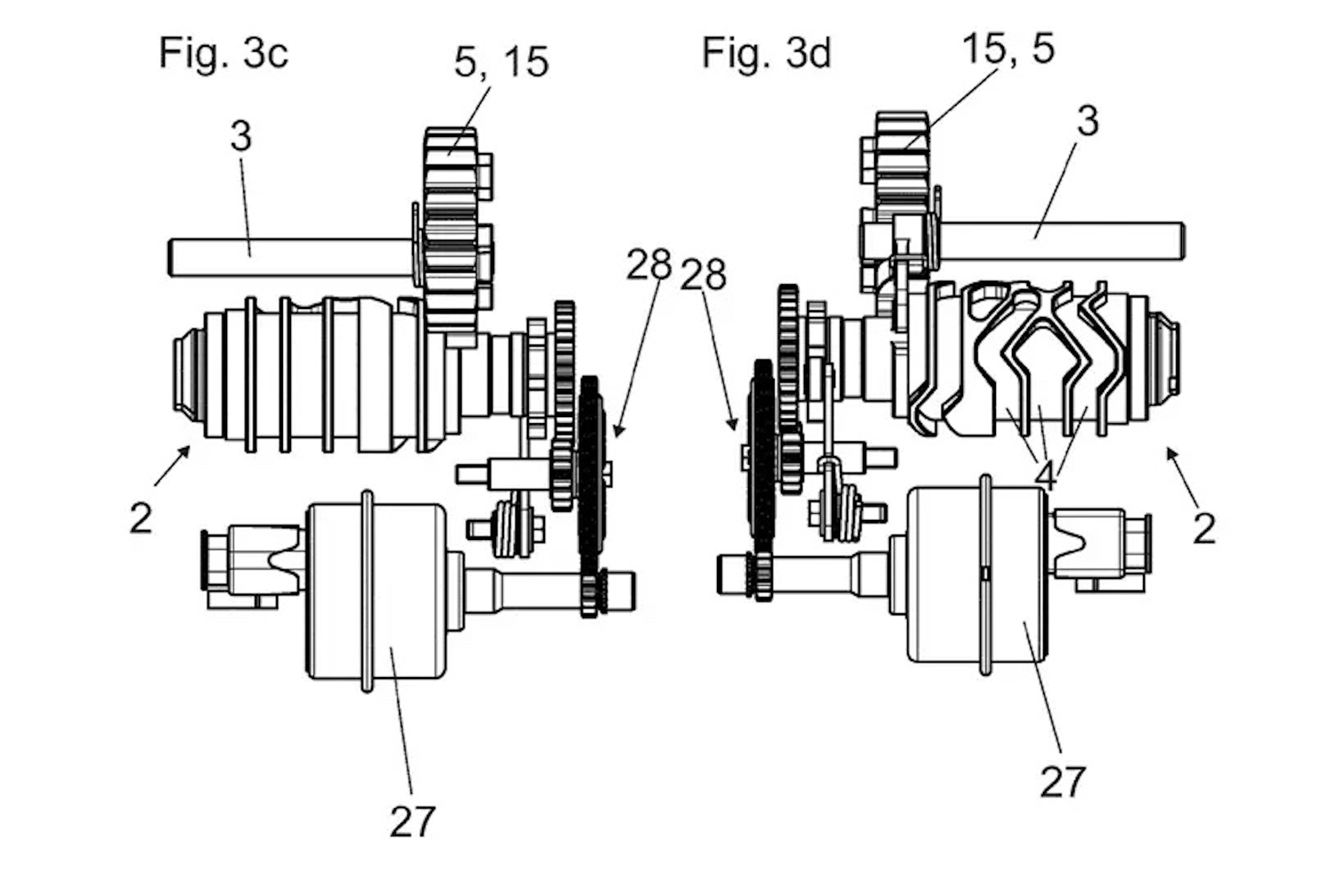 A view of the image connected to KTM's patent file for a semi-automatic system. Media sourced from MCN.
