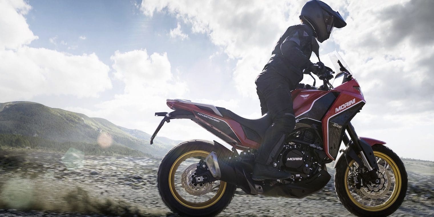 A prime view of Moto Morino's X-Cape, which is now available in the U.S. Media sourced from Moto Morini.
