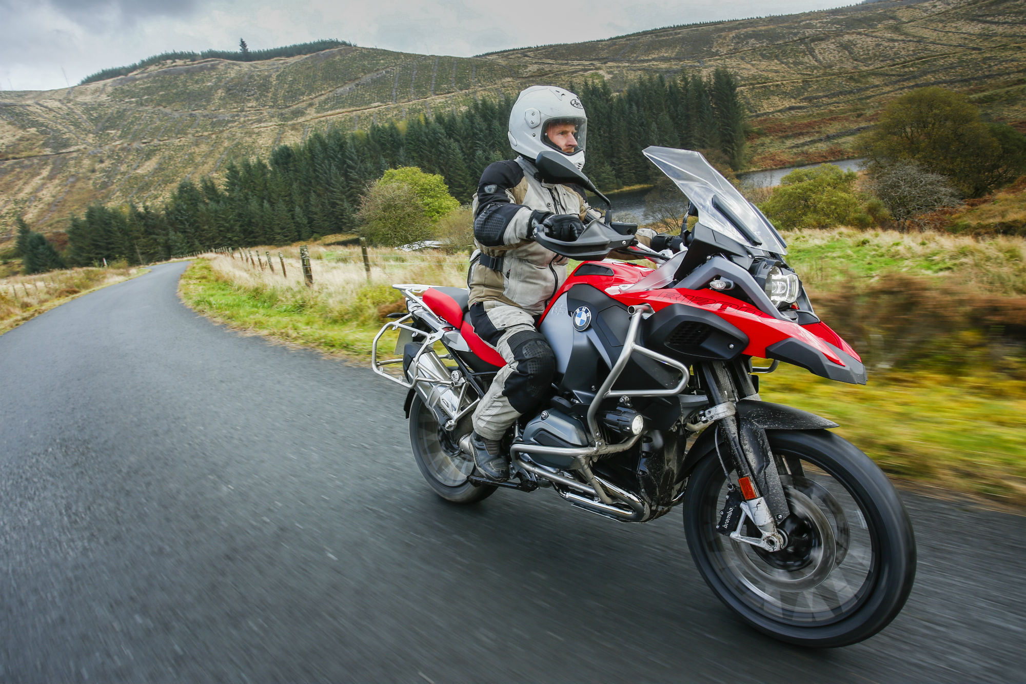 A view of BMW's R 1200 GS. Media sourced from Visordown.