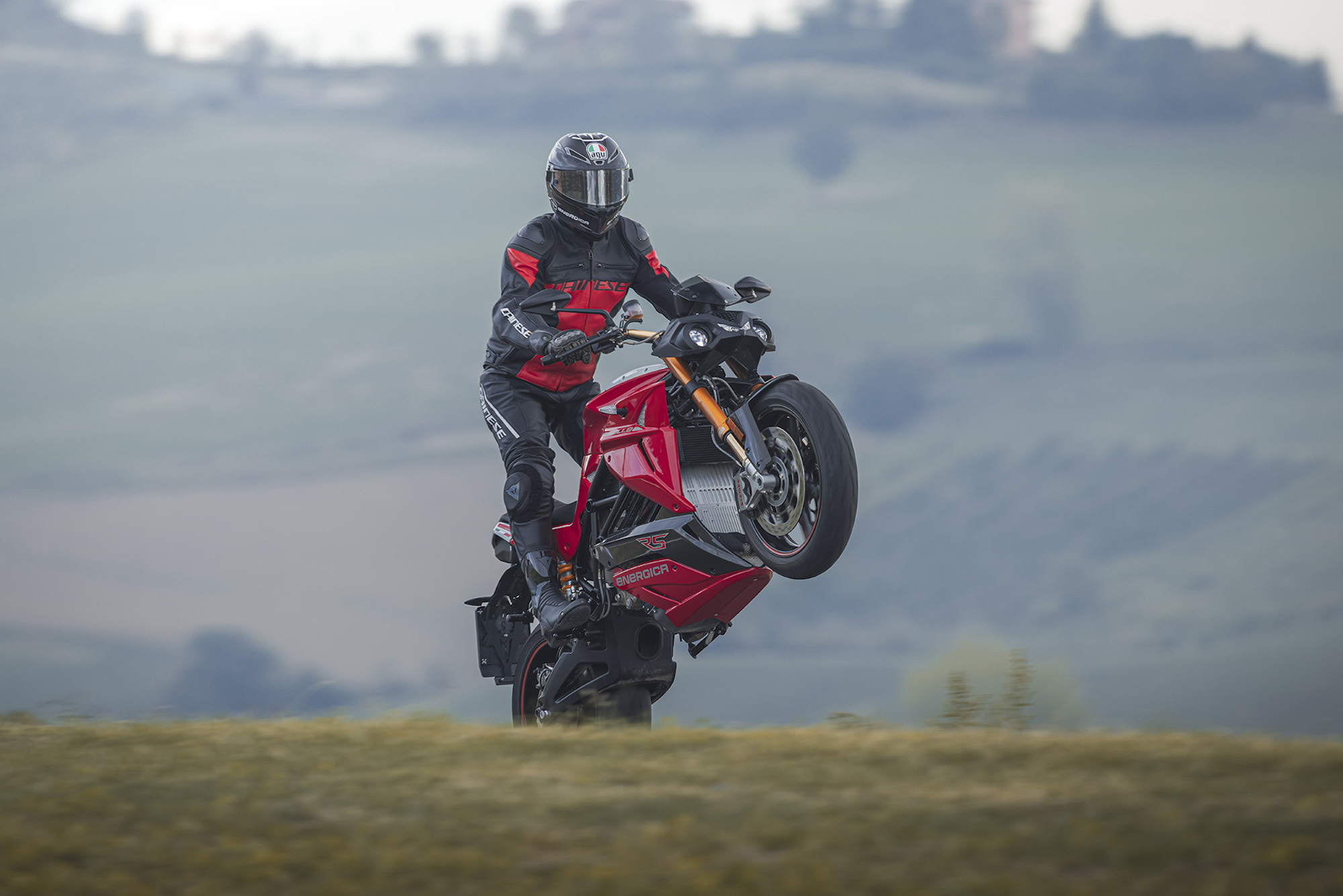 An Energica machine. Media sourced from Enerica.