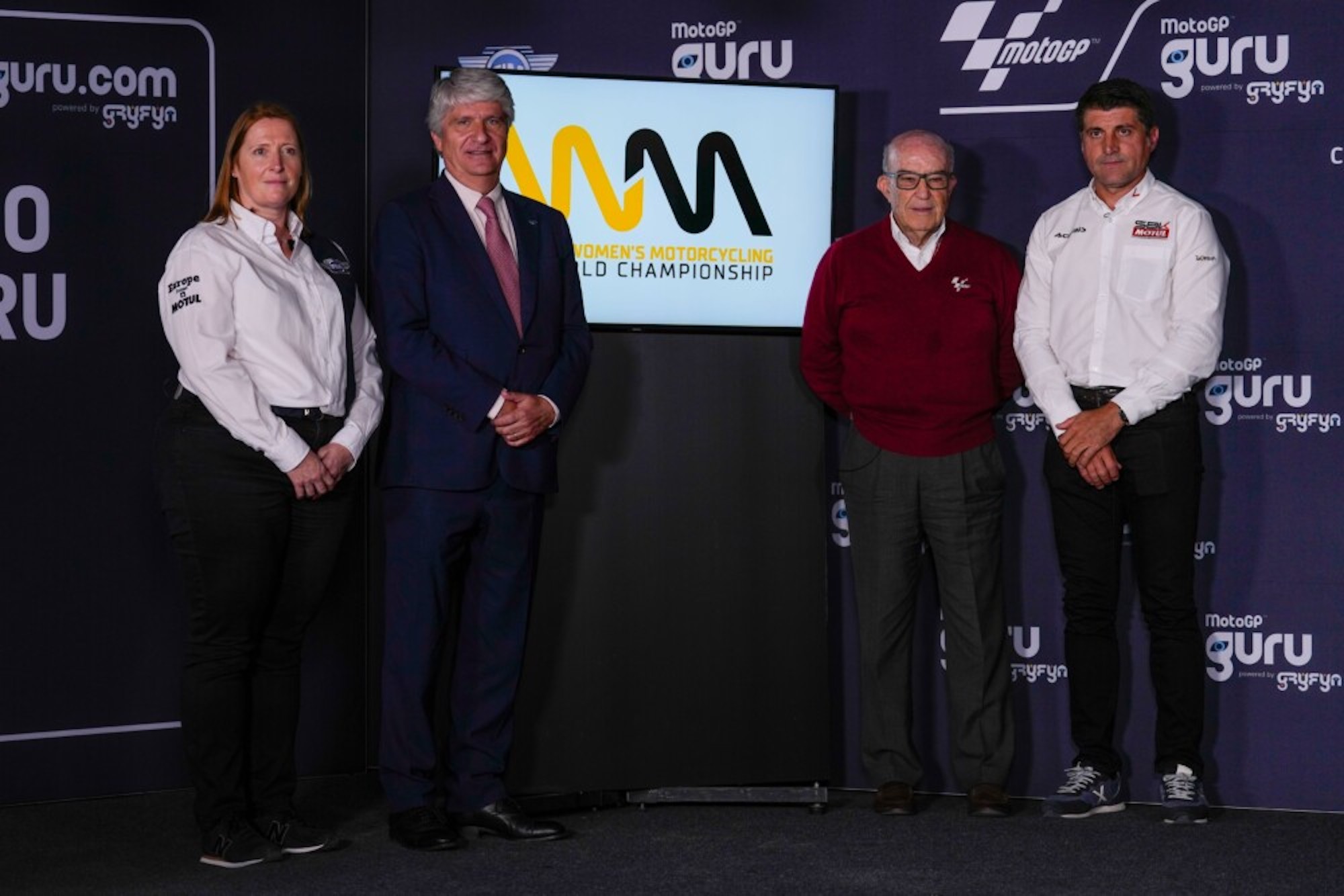 Jorge Viegas, Carmelo Ezpeleta, Gregorio Lavilla and Françoise Emery. Media sourced from CycleNews.